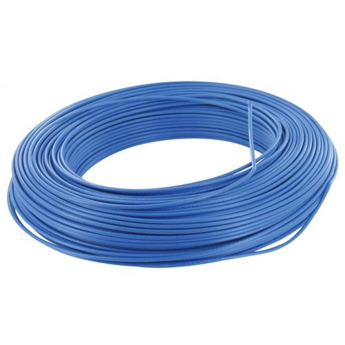 Sermes - Câble d'installation électrique H07V-U - 2.5mm² - 10m - Bleu - Image 3