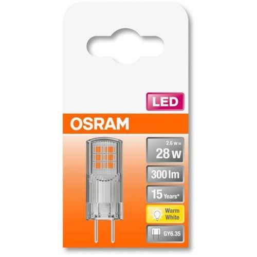 OSRAM Amppoule LED Capsule claire 2,6W=30 GY6.35 chaud