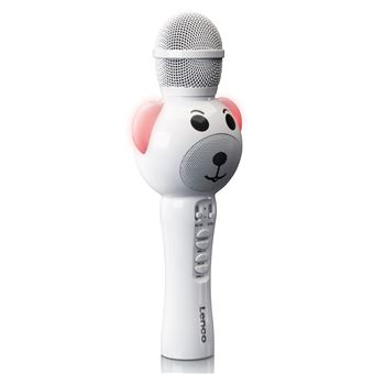 Jouet musical BigBen Microphone Karaoke avec Effets Lumineux Noir