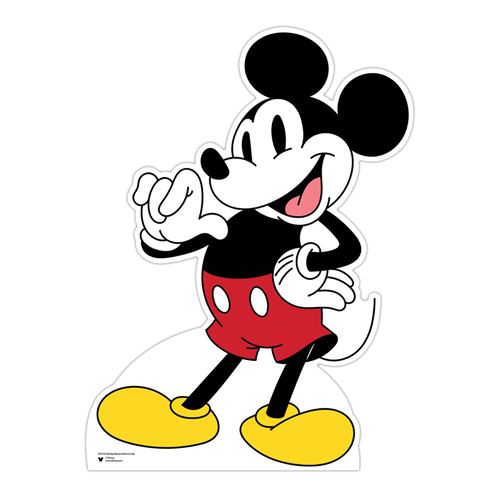STAR CUTOUTS Figurine en carton Disney Mickey Mouse au grand sourire Hauteur 95 cm
