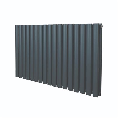 Monstershop Oval Column Radiator – 600mm x 1020mm – Anthracite Grey