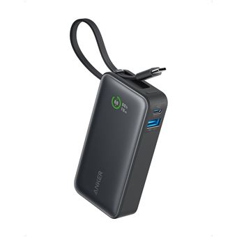 Batterie Externe Anker Nano Power Bank 10 000 mAh avec câble USB-C intégré Puissance maximale PD 30 W - 1