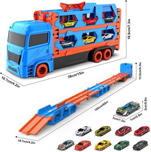 Jouets De Voiture De Camion De Transport, Voiture De Camion De Transport  Détachable Avec 6 Petits Modèles De Voiture Pour Les Enfants De 3 Ans Et  Plus Pour Jouer à La Maison 
