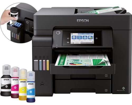 Epson Ecotank Et-5850 - Imprimante Multifonctions - Couleur - Jet D'encre - A4 (210 X 297 Mm) (Original) - A4 (Support) - Jusqu'à 25 Ppm (Impression) - 550 - Image 3