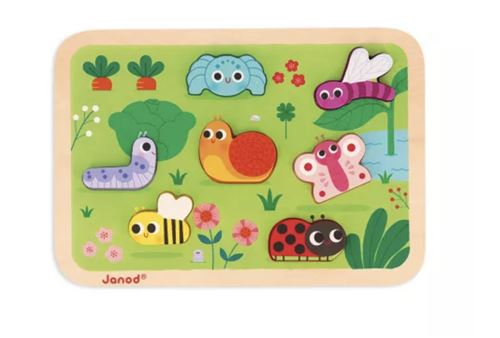 Non Communiqué Multicolore Chunky Puzzle Les Animaux Du Jardin