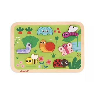 Chunky puzzle Les animaux du jardin - 1