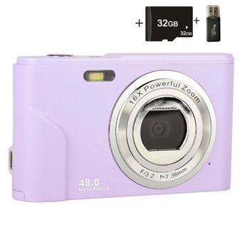 Appareil Photo Numérique 4K 50MP – Double Objectif, Zoom Puissant, Écran Selfie, Idéal Pour Voyages, Enfants Et Débutants