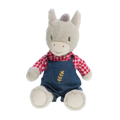 Non Communiqué Gris Peluche Estéban Le Petit Âne - Amadeus - Polyester