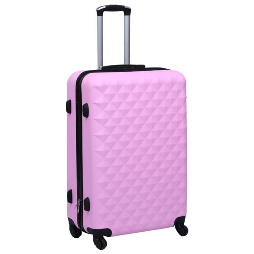 Non Communiqué Rose Valise Rigide Abs