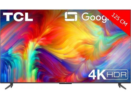 Tcl Tv Led 4K 127 Cm Tv 4K Hdr 50P731 Google Tv