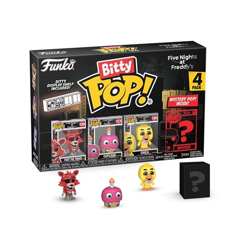 Funko Multicolore Figurine Five Nights At Freddy's Bitty Pop! Vinyl Foxy (X4) - Image 3