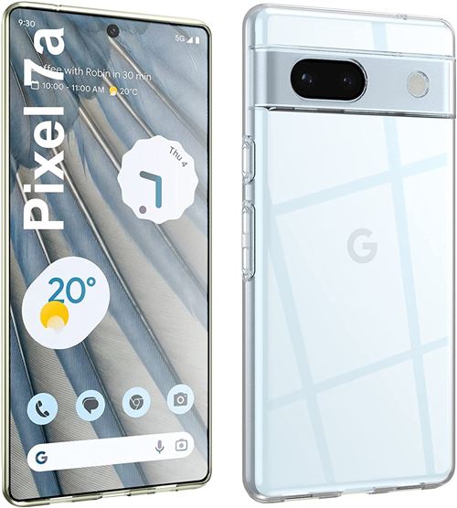 Coque Silicone Transparente Pour Google Pixel 7a Little Boutik®
