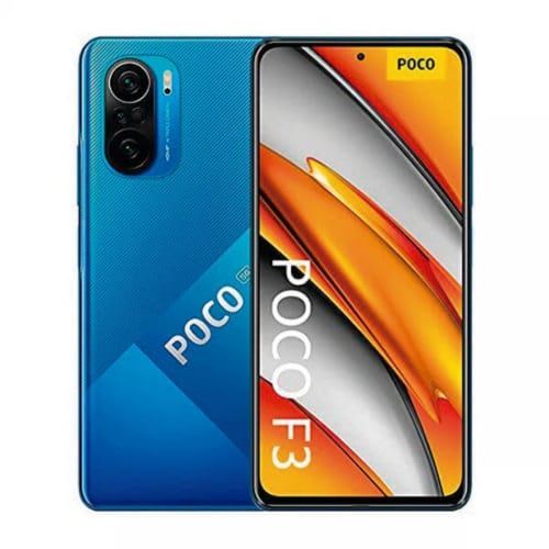 Smartphone Xiaomi Poco F3 5G M2012K11AG 6.7 Pouces FHD AMOLED Qualcomm Snapdragon 870 6Go 128Go Android 11 Bleu Océan Foncé