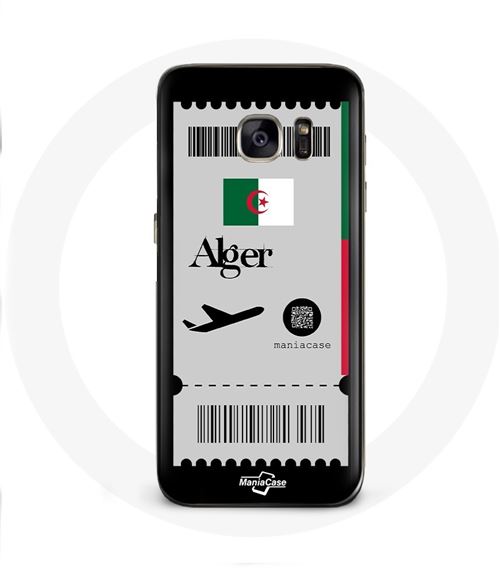 Coque pour Samsung Galaxy S6 Billet d'avion Alger Maniacase