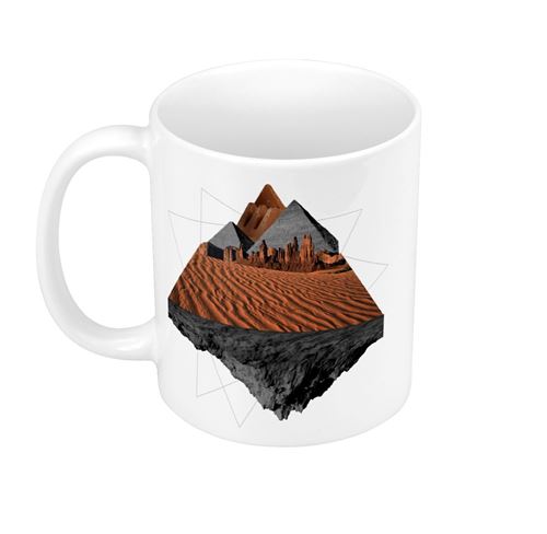 Mug céramique Pyramide désert grand canyon