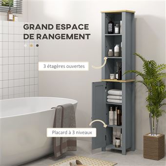 Meuble colonne de style classique pour la salle de bains @ LIVING-shop.fr
