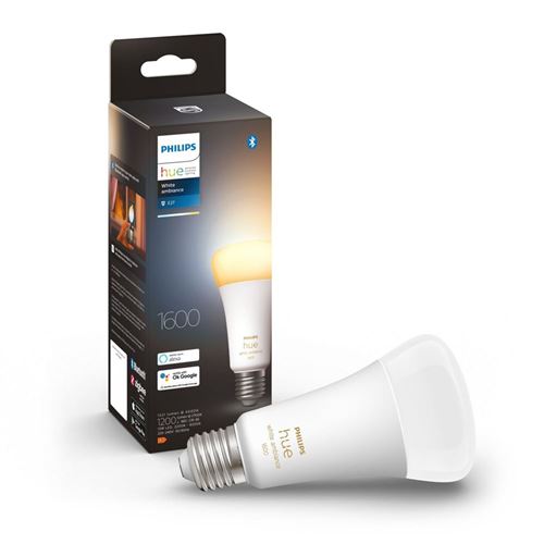 Philips Hue Blanc White Ambiance, Ampoule Led Connectée E27, Equivalent 100W, 1600 Lumen, Compatible Bluetooth - Neuf - Image 4