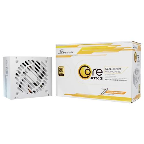 Seasonic ATX 850W - 80+ Gold - Core GX-850-V2 Blanc - Image 4