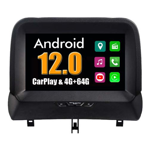 Autoradio CarPlay Multimédia RoverOne Android 4Go RAM 64Go ROM GPS pour Ford Tourneo Transit 2012-2018
