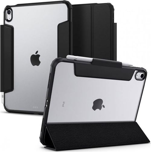 Spigen Ultra Hybrid Pro Bookcase voor de Apple iPad 11 (2025) 11 inch A16 / iPad 10 (2022) 10.9 inch - Zwart