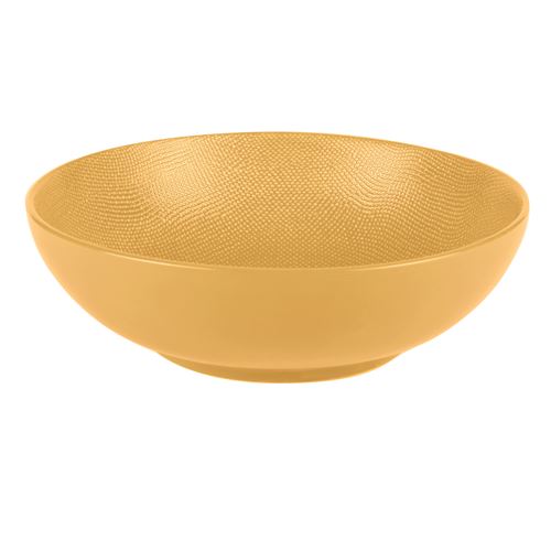 Non Communiqué Jaune Saladier Vésuvio Safran 24 Cm - Table Passion - Grès