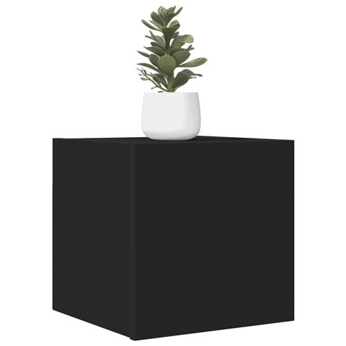 Meubles TV muraux 2 pcs Noir 30,5x30x30 cm