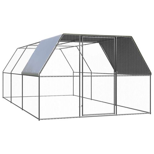 Meilleurs prix pour vidaXL Kippenhok 3x6x2 m gegalvaniseerd staal3278809