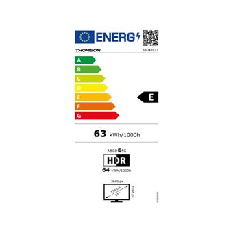 THOMSON TV LED 4K 139 cm 55UA5S13 Smart TV 55 UHD Android