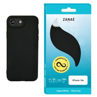 Coque Infinity pour iPhone 16e Noir - 1