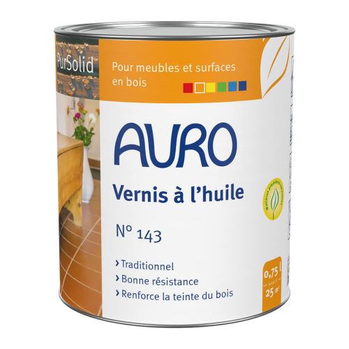 Auro - Vernis à l'huile de lin n°143 0,75L
