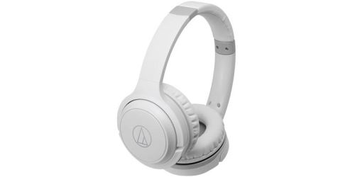 Audio-Technica ATH S200BT - Koptelefoon met micro - over oor - Bluetooth - draadloos - wit