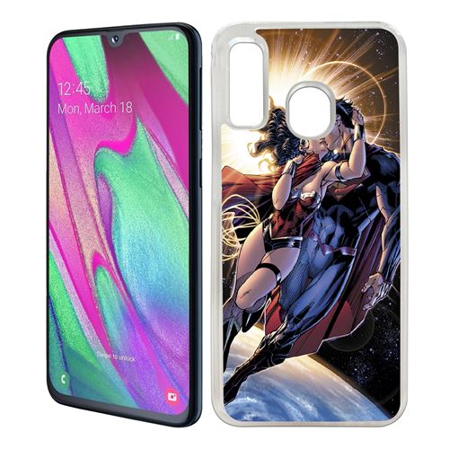 Coque pour Samsung Galaxy A40 -  Superman Wonderwoman