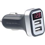 Nouveau 3 en 1 Voltmètre Led numérique Thermomètre Auto Voiture Chargeur  USB 12v/24v
