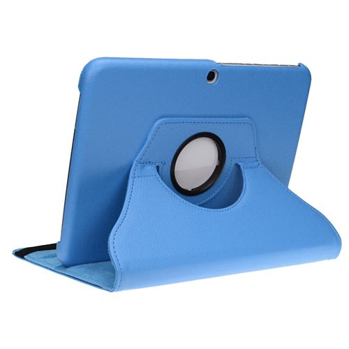 doupi Rotatif Housse pour Samsung Galaxy Tab E (9,6 pouces), Deluxe 360 Degrés Smart Coque de Protection Simili Cuir Coque Cover et Case, bleu