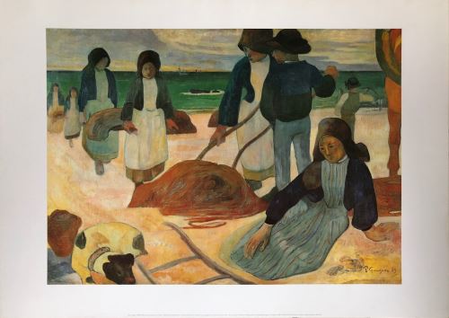 Paul Gauguin - Les ramasseuses de varech - AFFICHE