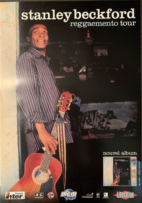 Stanley Beckford - Reggaemento Tour - 40x60cm - Affiche