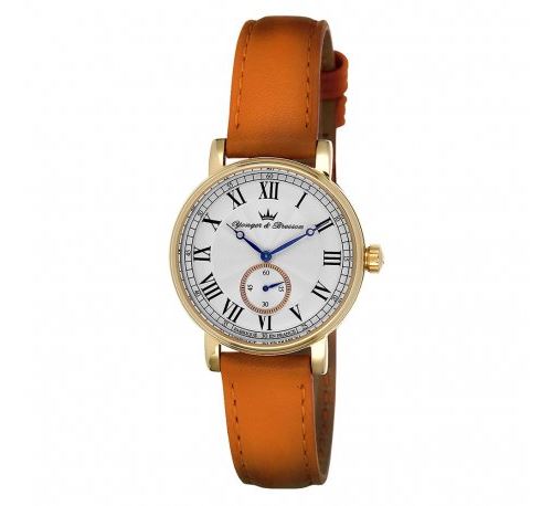 Yonger et Bresson Montres Orange Femme - DCP 077/BS19