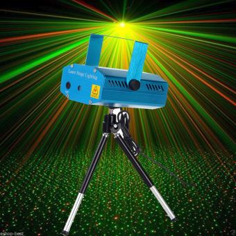7€50 sur Projecteur laser LED R & G Réglage de l'éclairage de la scène DJ  Disco Party Bar Club Blue, Eclairage et jeux de lumière, Top Prix