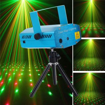 7€50 sur Projecteur laser LED R & G Réglage de l'éclairage de la scène DJ  Disco Party Bar Club Blue, Eclairage et jeux de lumière, Top Prix