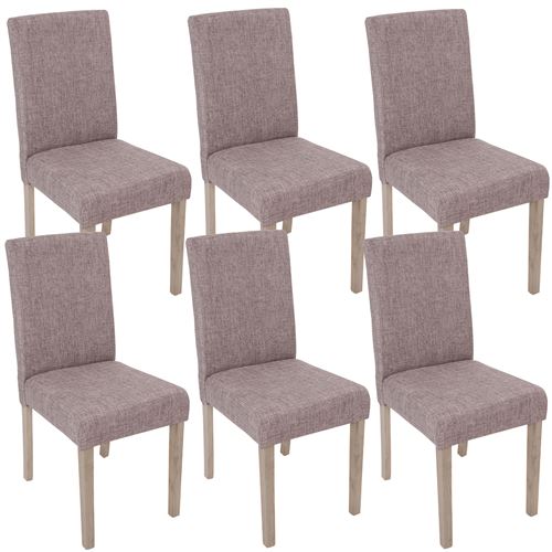 Générique Gris Lot De 6 Chaise Mendler Interieur Non Empilable Non Pliable En Bois H. 90 Cm - Image 1