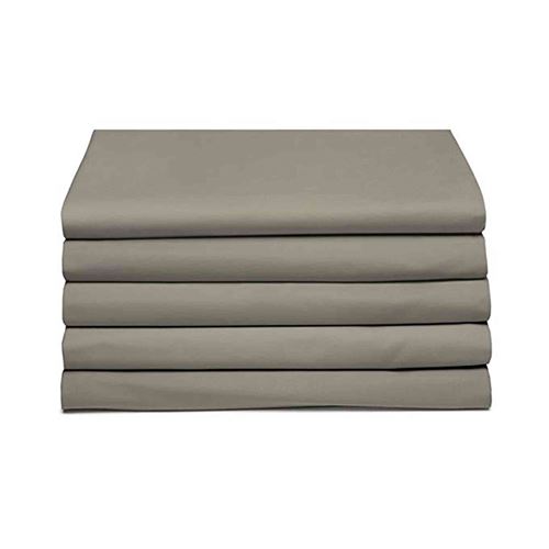 Drap plat bébé coton bio 118x180 taupe
