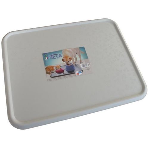 Meilleurs prix pour AIME Plateau de protection gamelle rectangulaire - Pour chien et chat