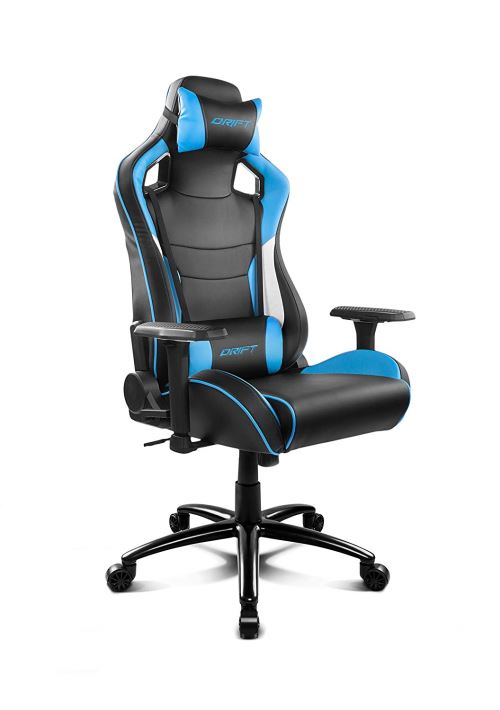 Drift dr400bl – Chaise Gaming, couleur noir et bleu