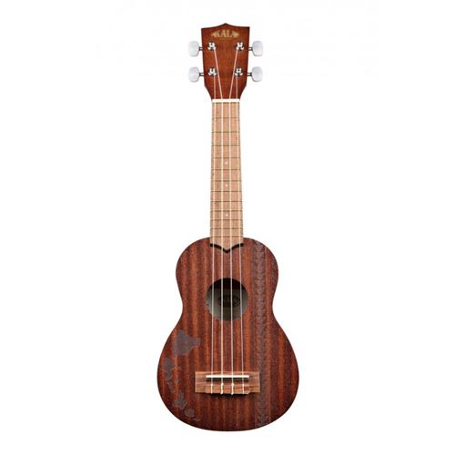 Kala KA-15-S-H2 - Ukulele Soprano - finition satinée - motifs Ile et tatoo