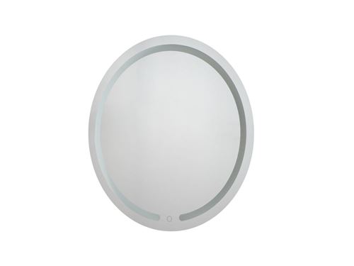 Miroir de salle de bain lumineux rond à leds NEREA - D. 60 cm