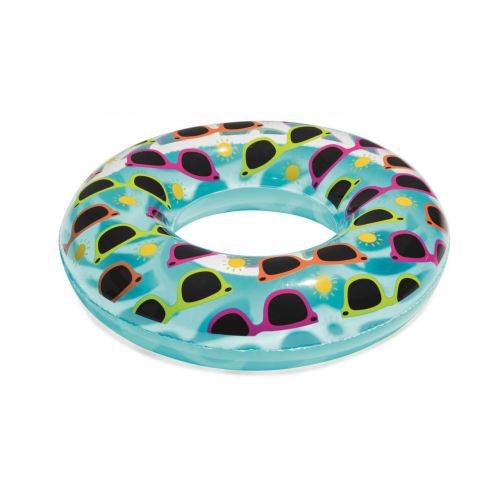 Bouée gonflable baignade Bestway Designer swim ring 76cm Jaune taille : UNI réf : 0