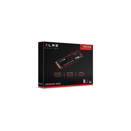PNY CS3030 - Disque SSD - 250 Go - interne - M.2 2280 - PCI Express