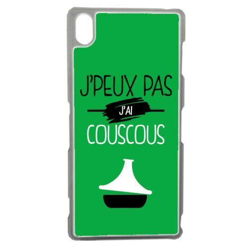 Coque transparente sony z3 j peux pas j ai couscous 11