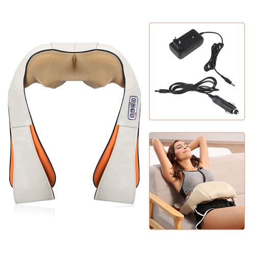 SINBIDE Masseur Cervical Shiatsu Appareil de Massage Electrique- Blanc