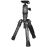 Rollei City Traveler Mini - Trépied Ultra Léger En Carbone - Spécialement Conçu Pour Les Appareils Numériques Dslm, Ainsi Que Les Caméras D'action, Caméras À 360 Degrés Et Smartphones - Incl. Tête Sphérique De Trépied Panoramique - Titane_0